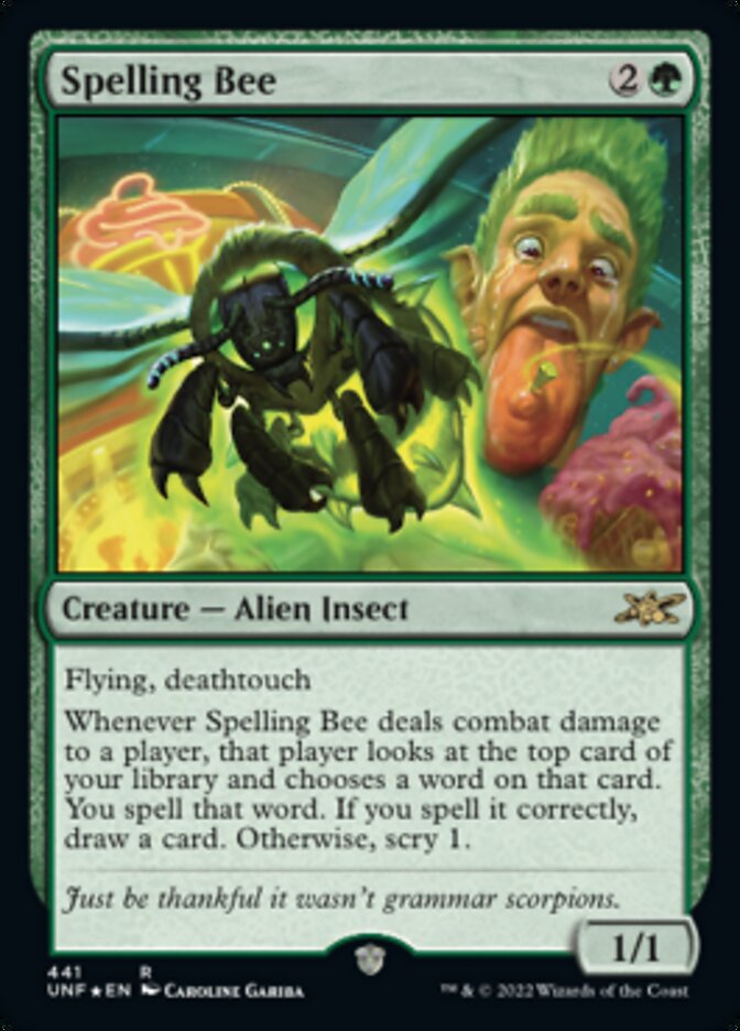 Spelling Bee (Galaxy Foil) [Unfinity] | Impulse Games and Hobbies