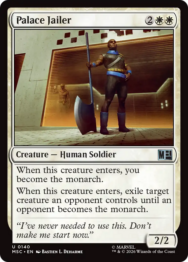 Palace Jailer (Surge Foil) [Marvel Super Heroes Commander] | Impulse Games and Hobbies