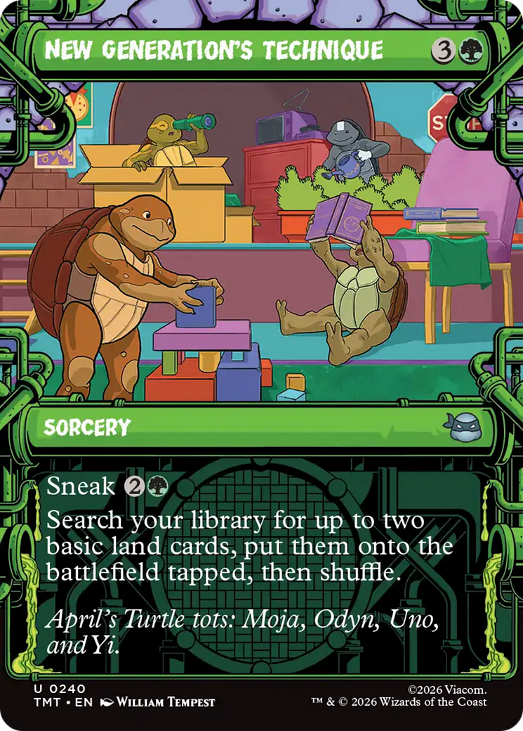 New Generation's Technique (Showcase) [Teenage Mutant Ninja Turtles] | Impulse Games and Hobbies