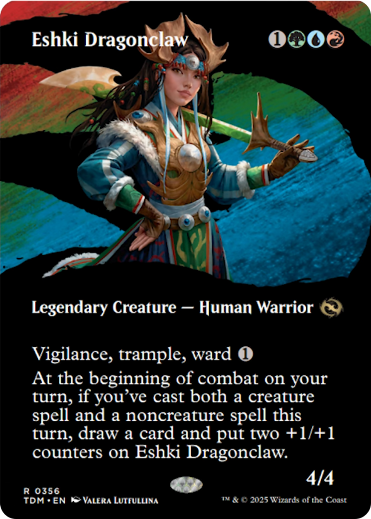 Eshki Dragonclaw (Borderless) [Tarkir: Dragonstorm] | Impulse Games and Hobbies