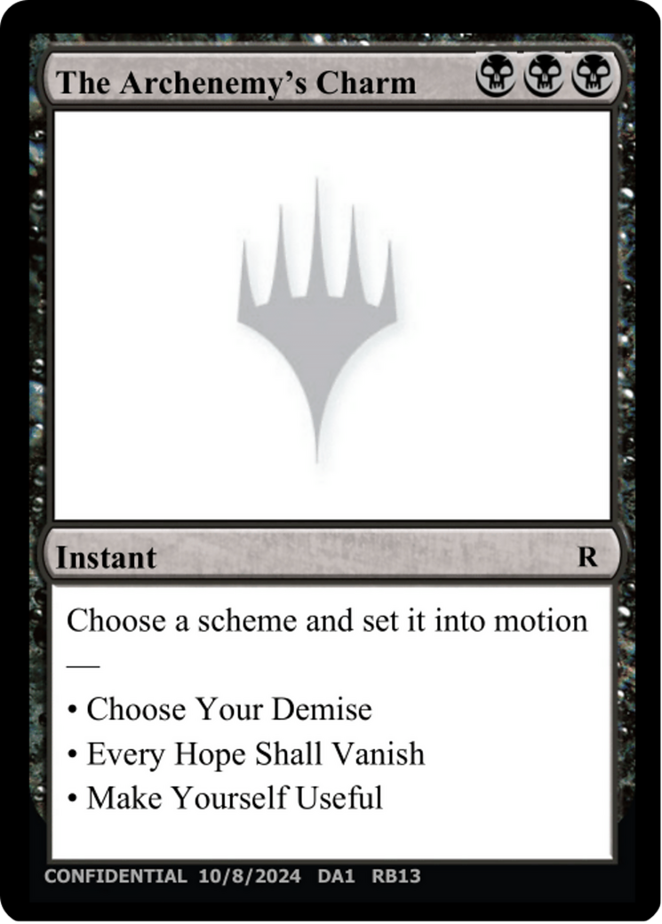 The Archenemy's Charm [Unknown Event] | Impulse Games and Hobbies