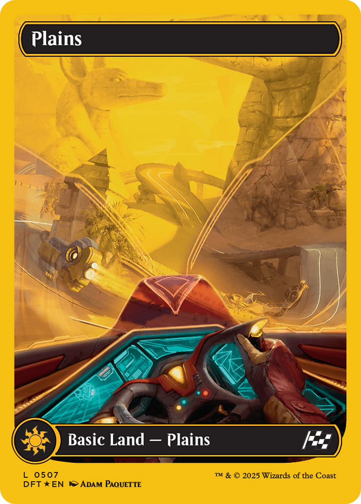 Plains (0507) (First-Place Foil) [Aetherdrift] | Impulse Games and Hobbies