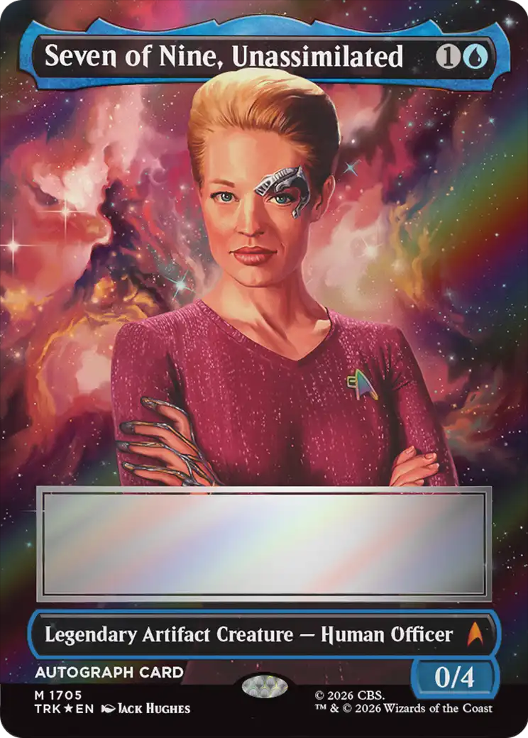 Seven of Nine, Unassimilated (Borderless) (Signed) [Star Trek] | Impulse Games and Hobbies