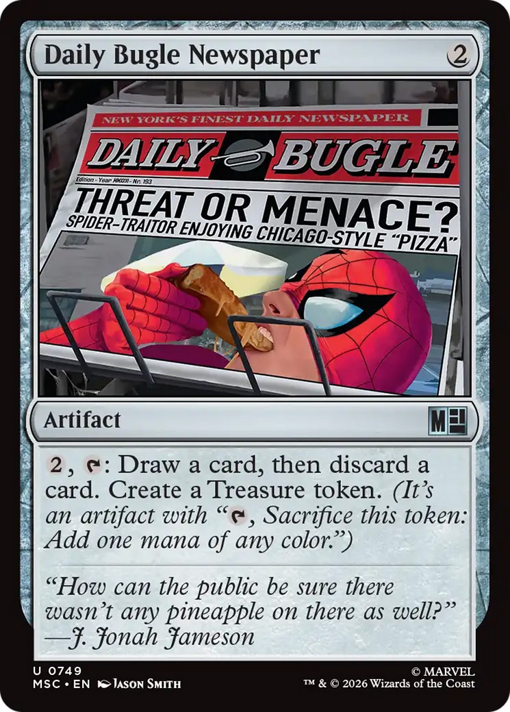 Daily Bugle Newspaper [Marvel Super Heroes Commander] | Impulse Games and Hobbies