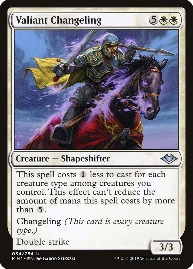 Valiant Changeling [Modern Horizons] | Impulse Games and Hobbies