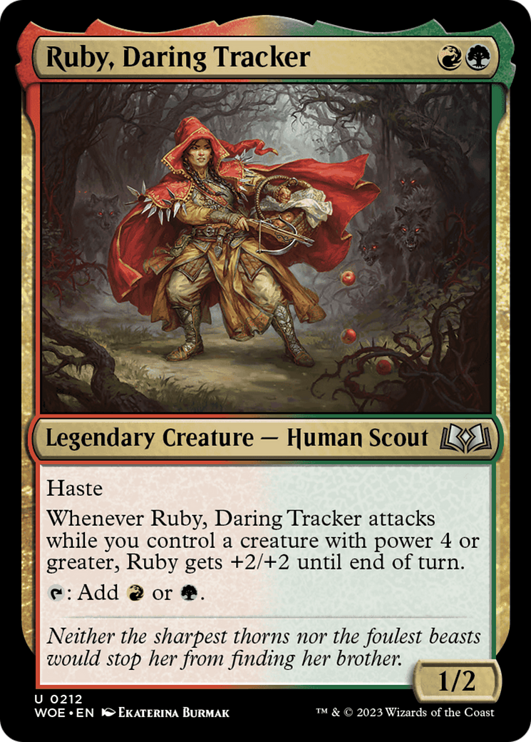 Ruby, Daring Tracker [Wilds of Eldraine] | Impulse Games and Hobbies