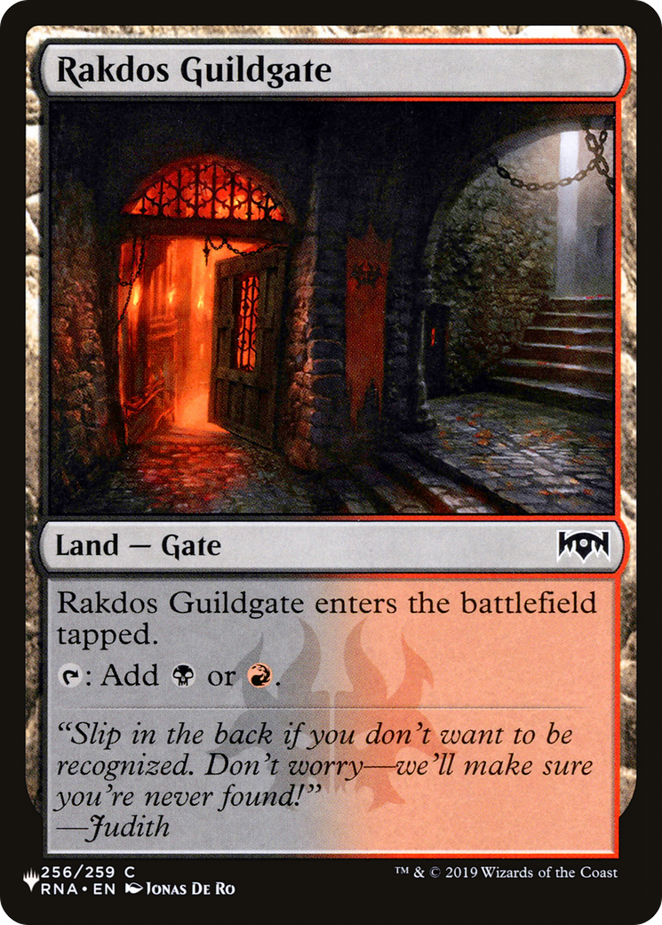 Rakdos Guildgate (256) [The List] | Impulse Games and Hobbies