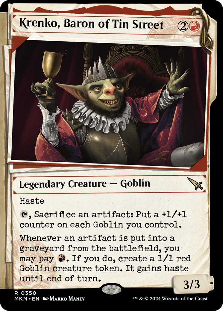 Krenko, Baron of Tin Street (Showcase) [Murders at Karlov Manor] | Impulse Games and Hobbies