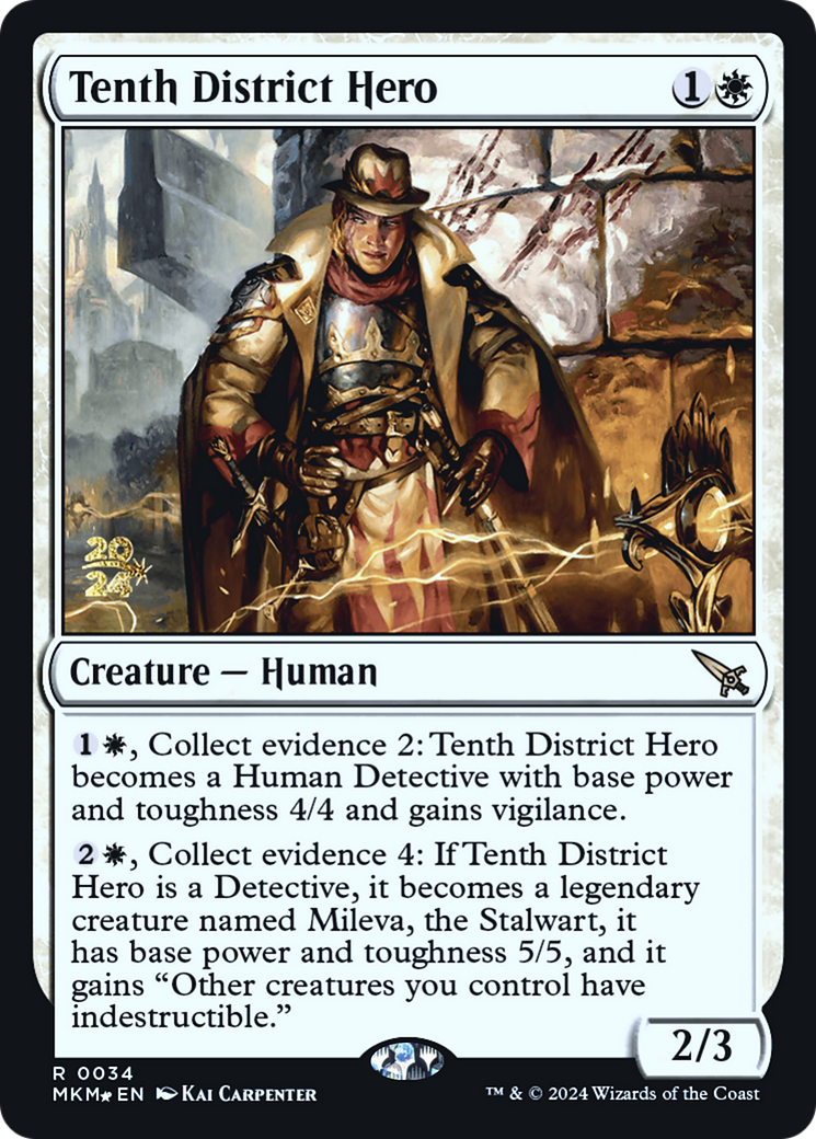 Tenth District Hero [Murders at Karlov Manor Prerelease Promos] | Impulse Games and Hobbies