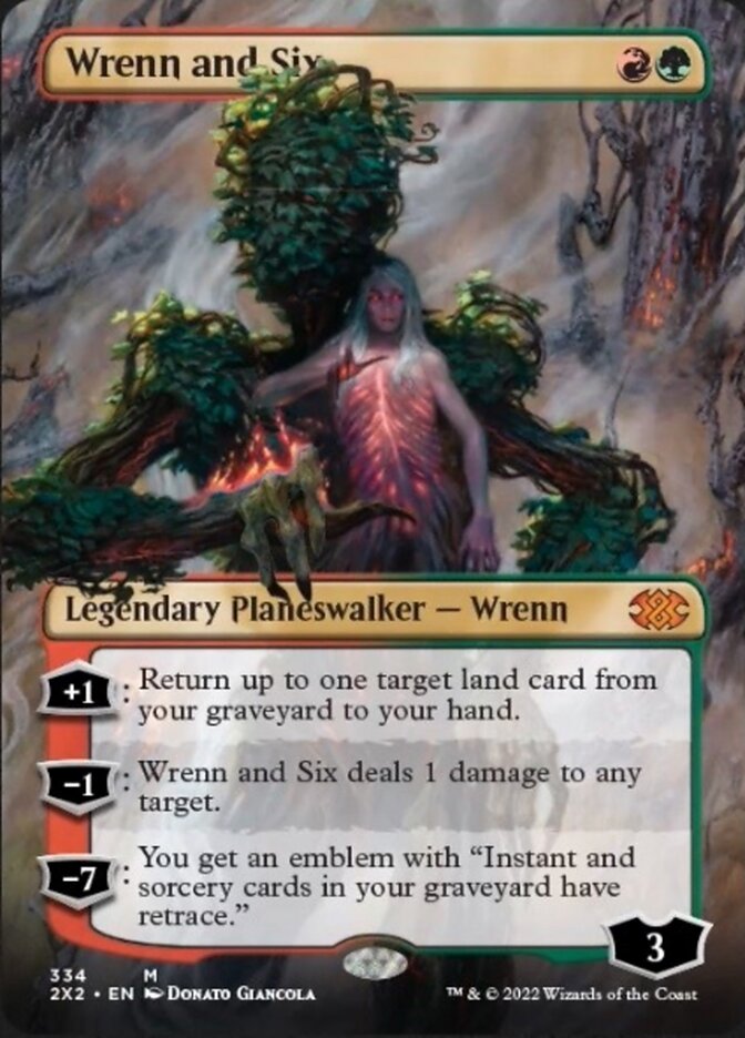Wrenn and Six (Borderless) [Double Masters 2022] | Impulse Games and Hobbies