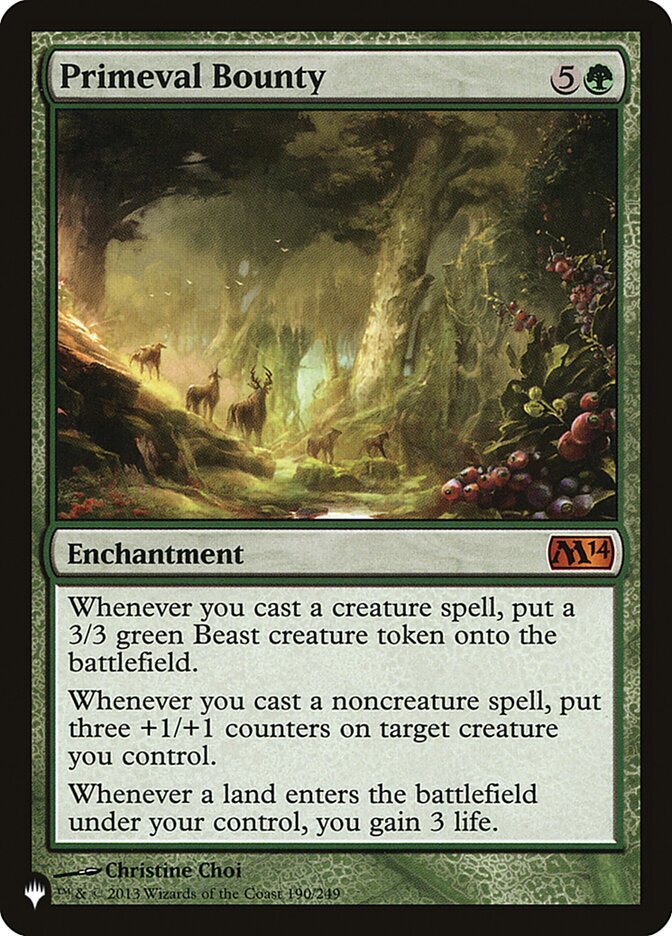 Primeval Bounty [The List] | Impulse Games and Hobbies