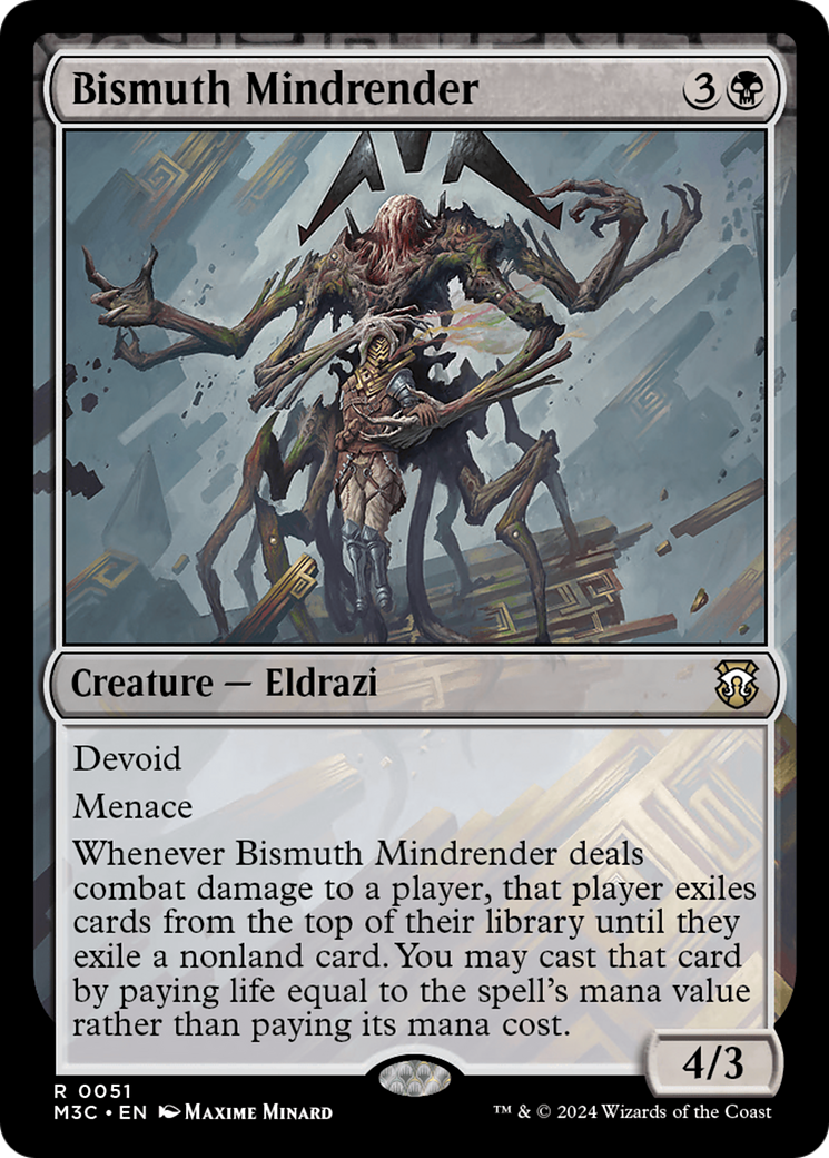 Bismuth Mindrender (Ripple Foil) [Modern Horizons 3 Commander] | Impulse Games and Hobbies