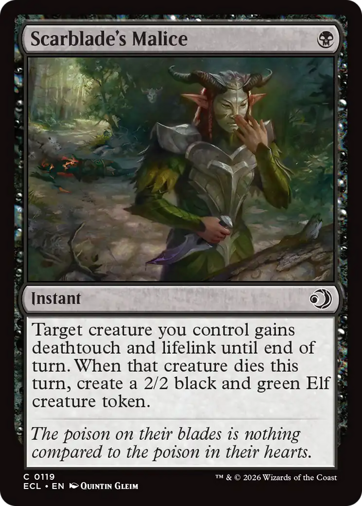 Scarblade's Malice [Lorwyn Eclipsed] | Impulse Games and Hobbies