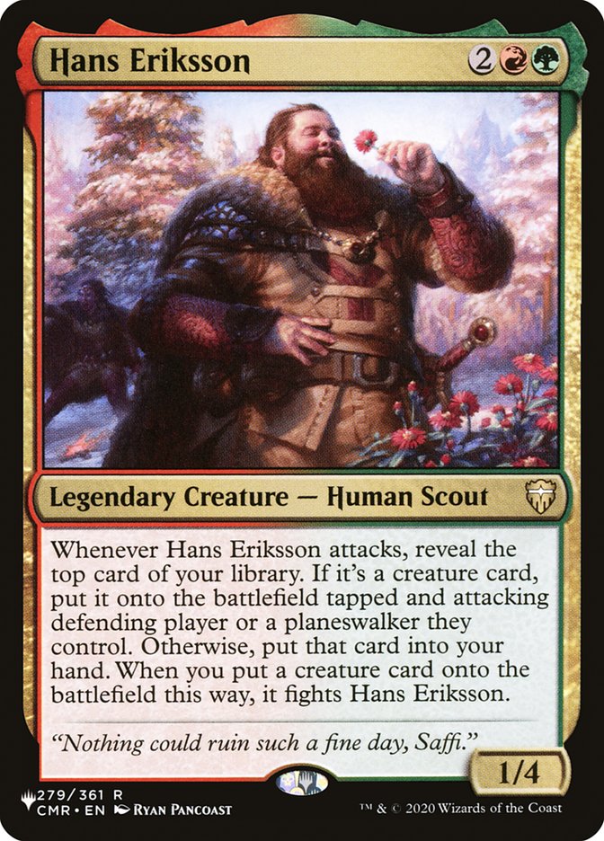 Hans Eriksson [The List] | Impulse Games and Hobbies