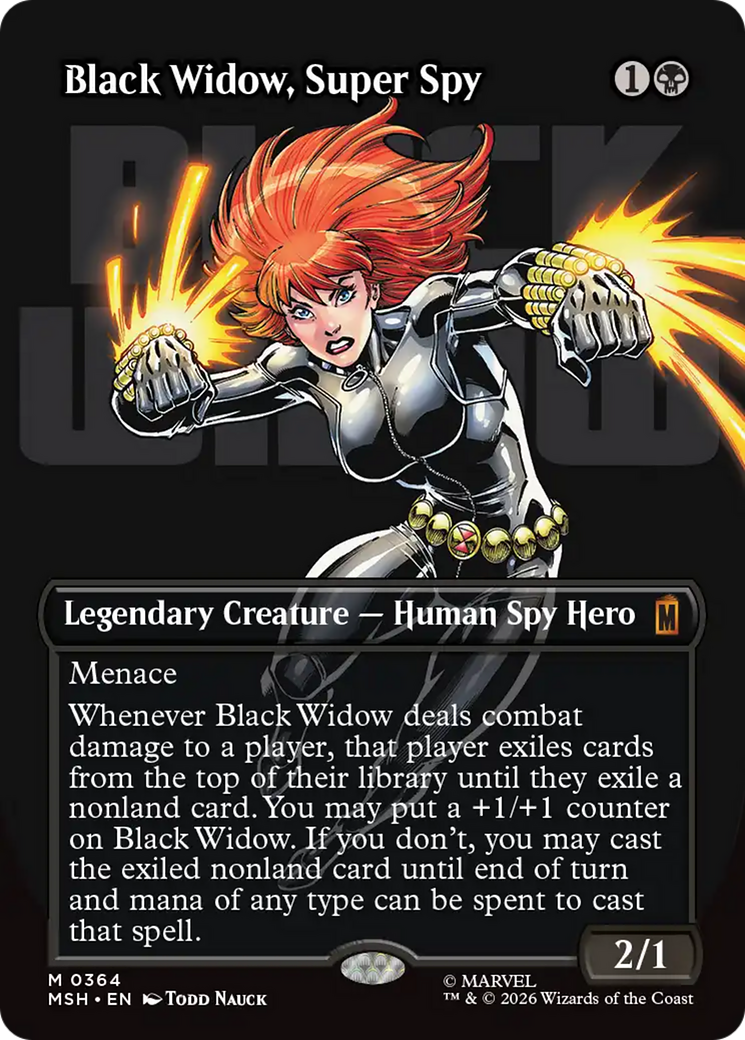 Black Widow, Super Spy (Borderless) (0364) [Marvel Super Heroes] | Impulse Games and Hobbies