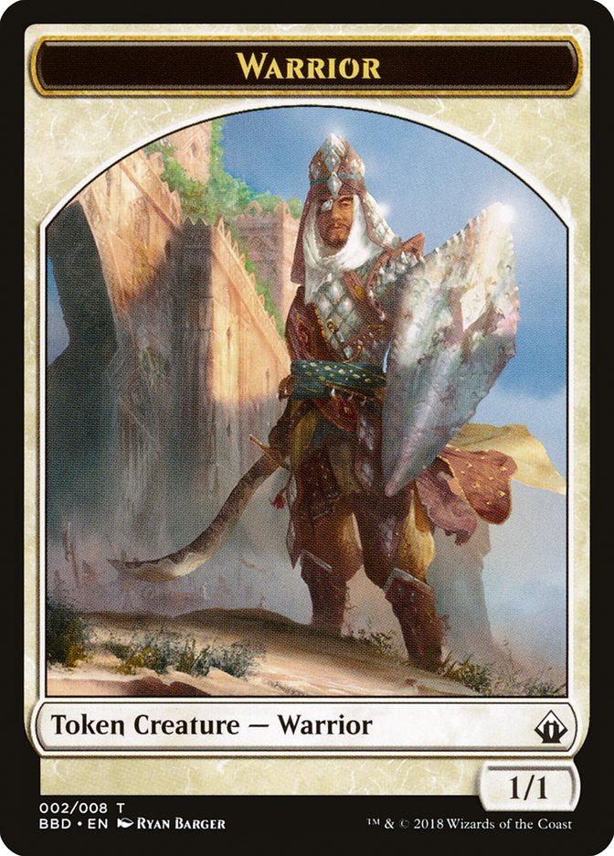 Warrior Token [Battlebond Tokens] | Impulse Games and Hobbies