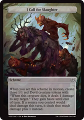 I Call for Slaughter (Full Art) [Duskmourn: Archenemy] | Impulse Games and Hobbies