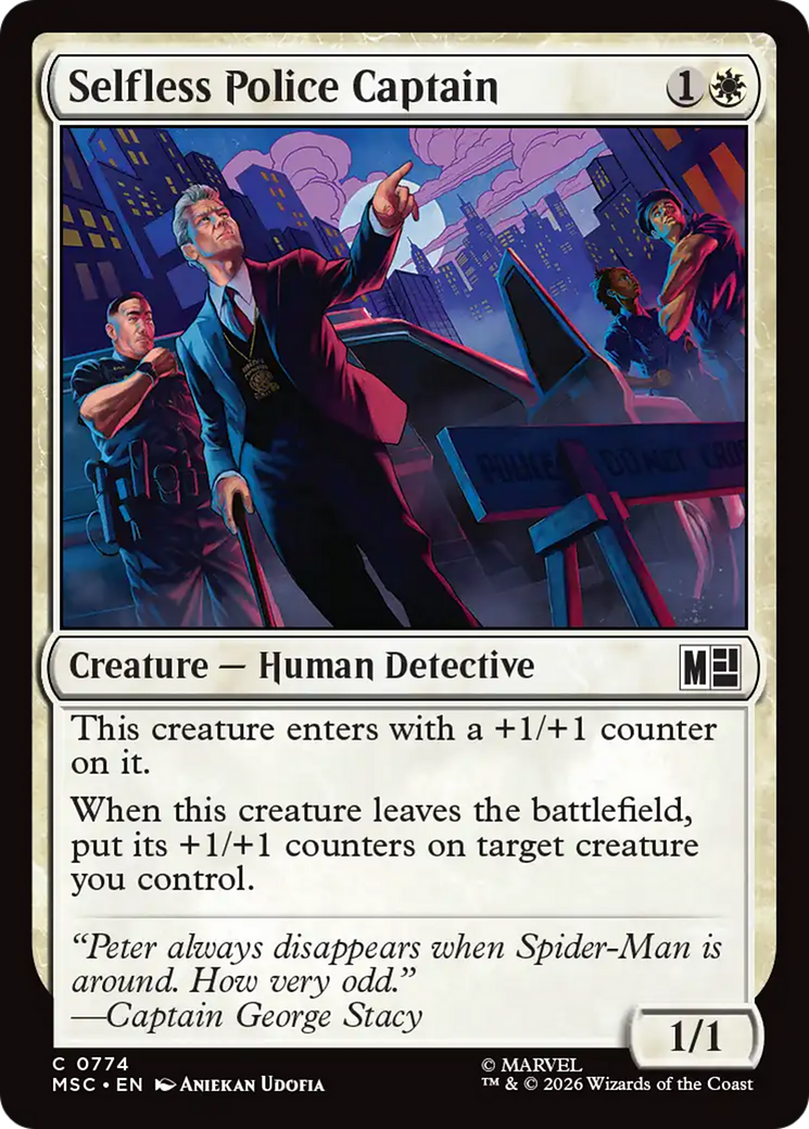Selfless Police Captain [Marvel Super Heroes Commander] | Impulse Games and Hobbies