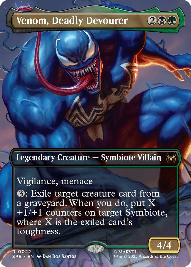 Venom, Deadly Devourer (Borderless) [Marvel's Spider-Man: Eternal-Legal] | Impulse Games and Hobbies