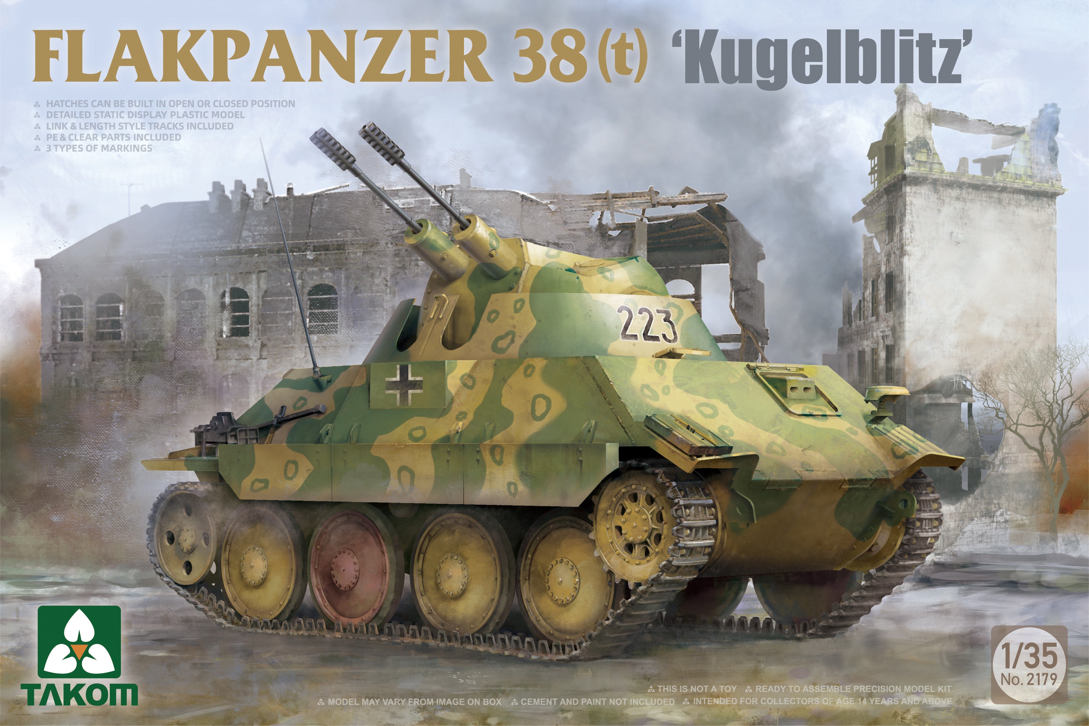 Takom FLAKPANZER 38(t) KUGELBLITZ (1/35) | Impulse Games and Hobbies