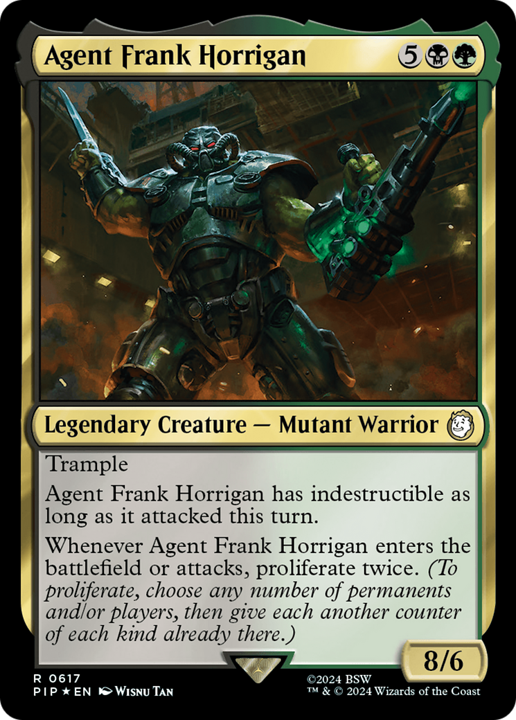 Agent Frank Horrigan (Surge Foil) [Fallout] | Impulse Games and Hobbies