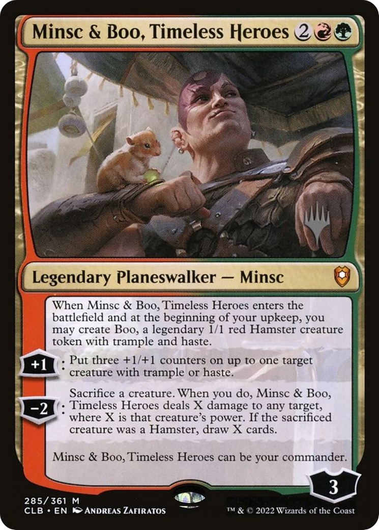 Minsc & Boo, Timeless Heroes (Promo Pack) [The Lost Caverns of Ixalan Promos] | Impulse Games and Hobbies