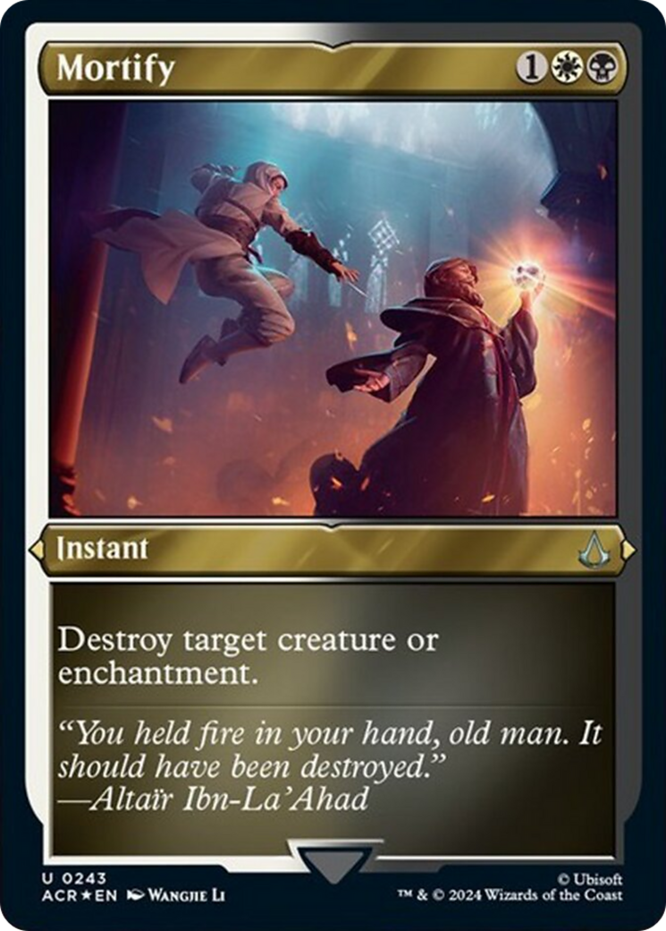 Mortify (Foil Etched) [Assassin's Creed] | Impulse Games and Hobbies