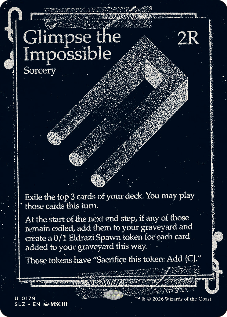 Glimpse the Impossible (0179) [Secret Lair x MSCHF: The Zeta Set] | Impulse Games and Hobbies