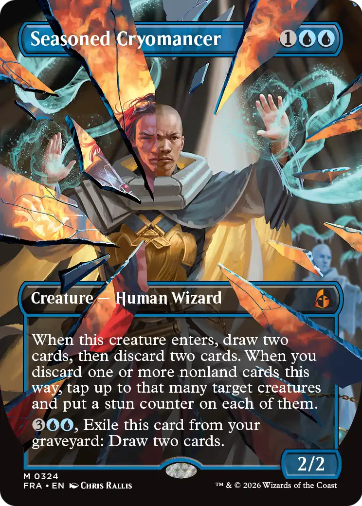 Seasoned Cryomancer (Borderless) (0324) [Reality Fracture] | Impulse Games and Hobbies
