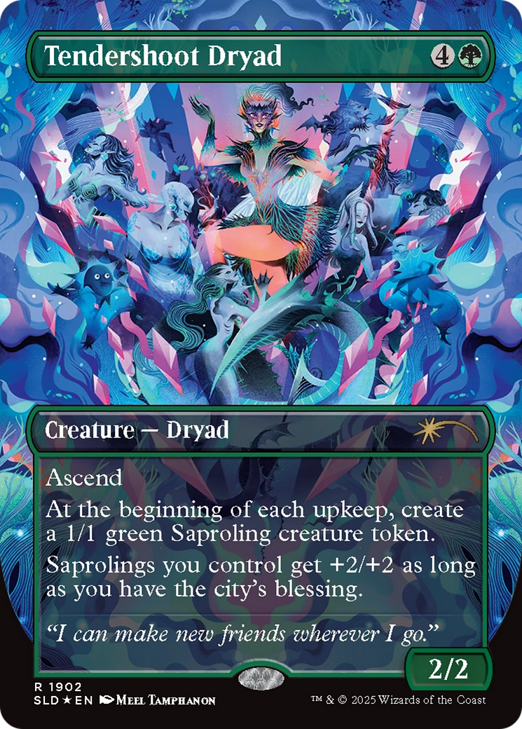 Tendershoot Dryad (Double Rainbow Foil) [Secret Lair Drop Series] | Impulse Games and Hobbies