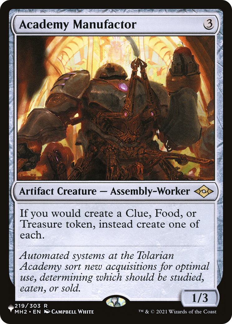Academy Manufactor [The List] | Impulse Games and Hobbies