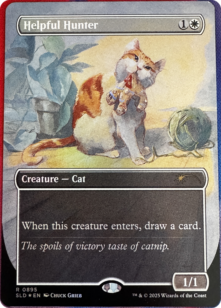 Helpful Hunter (0895) (Rainbow Foil) [Secret Lair Drop Series] | Impulse Games and Hobbies