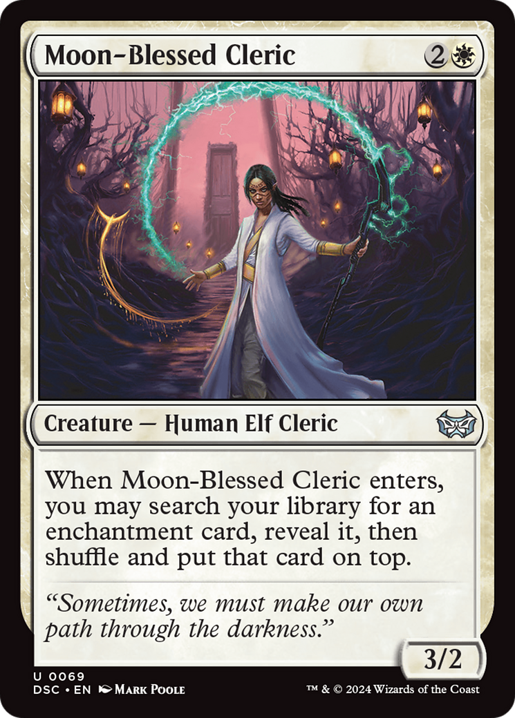 Moon-Blessed Cleric [Duskmourn: House of Horror Commander] | Impulse Games and Hobbies