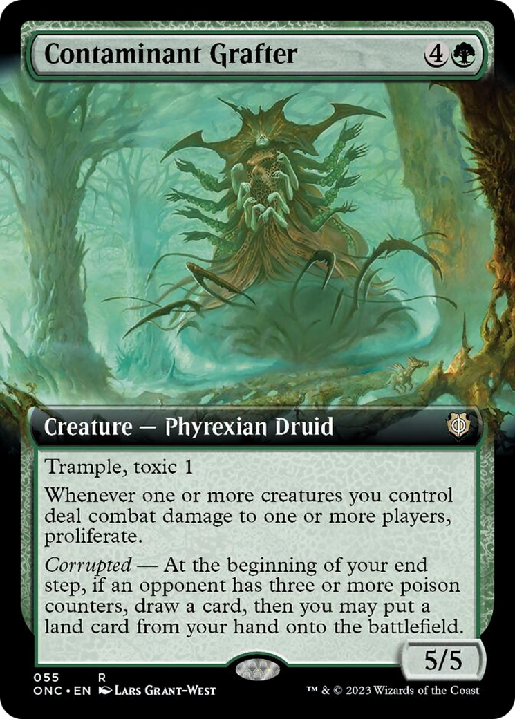 Contaminant Grafter (Extended Art) [Phyrexia: All Will Be One Commander] | Impulse Games and Hobbies