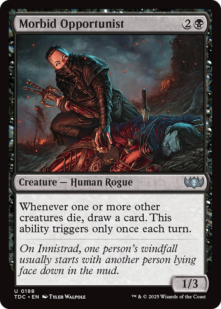 Morbid Opportunist [Tarkir: Dragonstorm Commander] | Impulse Games and Hobbies
