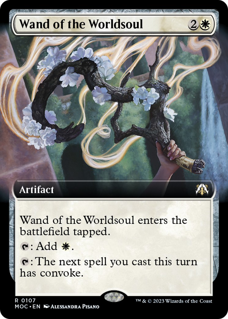 Wand of the Worldsoul (Extended Art) [March of the Machine Commander] | Impulse Games and Hobbies