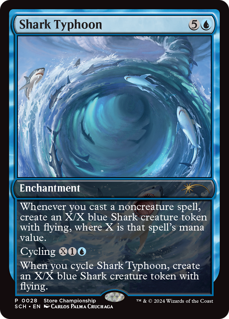 Shark Typhoon (Store Championship) [Bloomburrow Promos] | Impulse Games and Hobbies