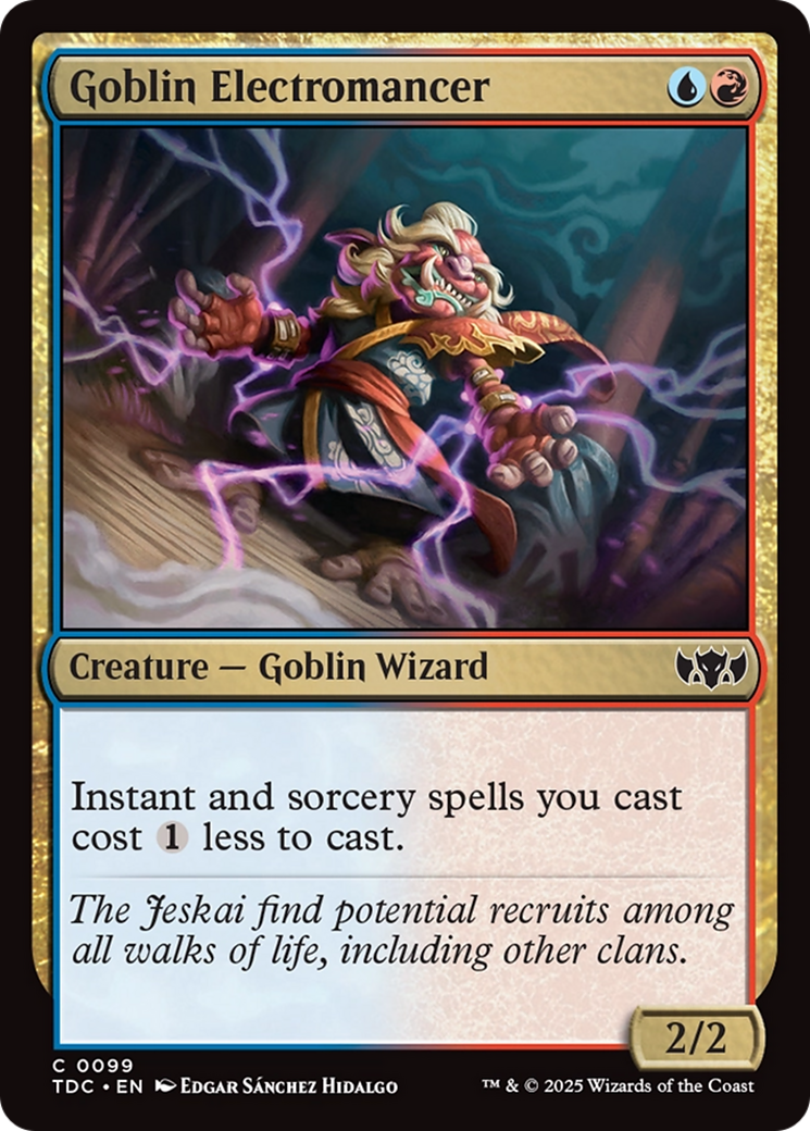 Goblin Electromancer [Tarkir: Dragonstorm Commander] | Impulse Games and Hobbies