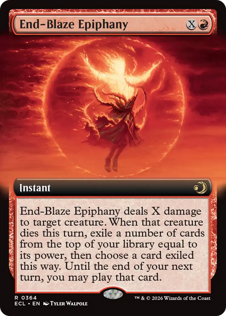 End-Blaze Epiphany (Extended Art) [Lorwyn Eclipsed] | Impulse Games and Hobbies