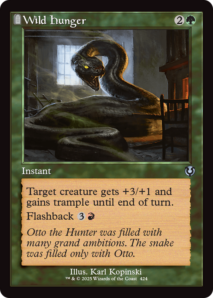 Wild Hunger (Retro Frame) [Innistrad Remastered] | Impulse Games and Hobbies