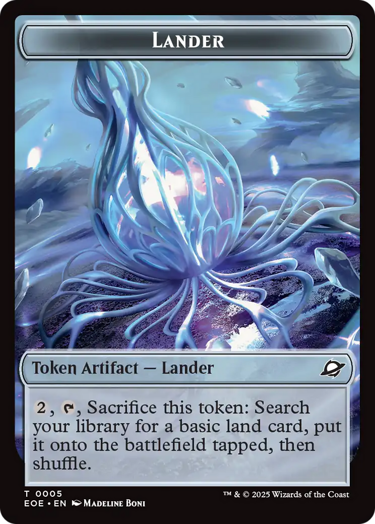 Robot // Lander (0005) Double-Sided Token [Edge of Eternities Tokens] | Impulse Games and Hobbies
