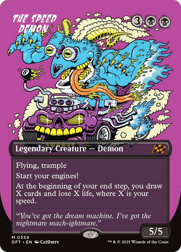 The Speed Demon (Borderless) [Aetherdrift] | Impulse Games and Hobbies