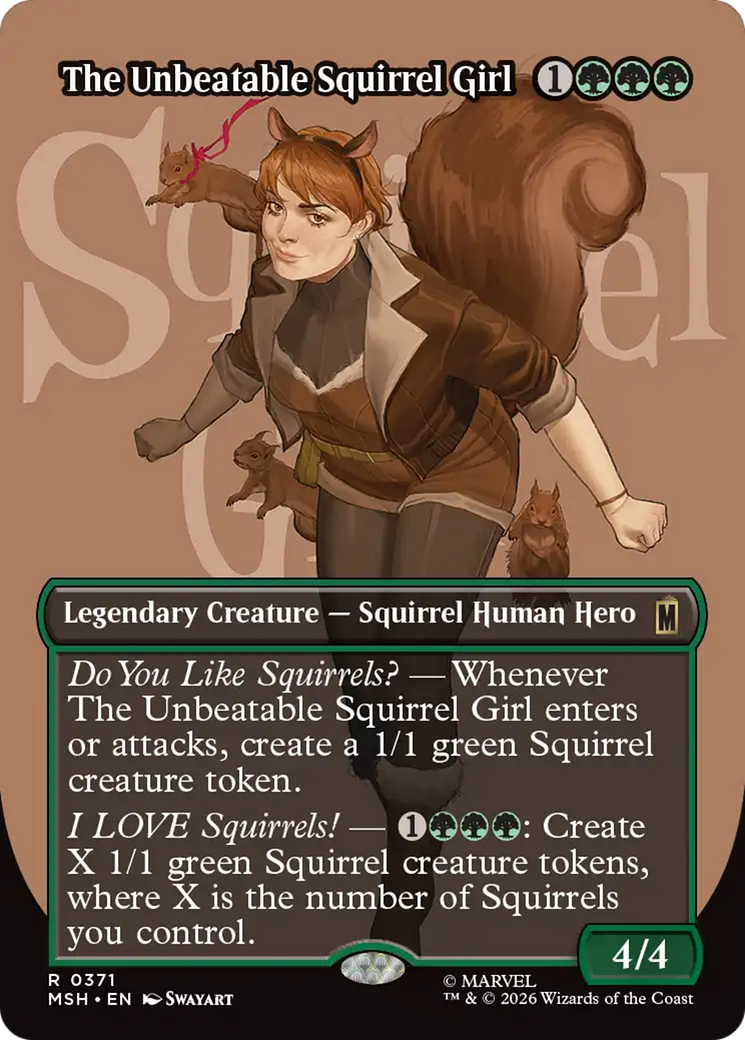 The Unbeatable Squirrel Girl (Borderless) [Marvel Super Heroes] | Impulse Games and Hobbies