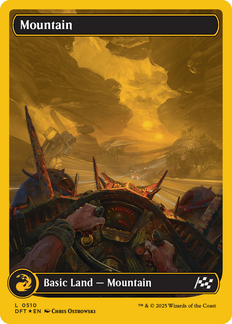 Mountain (0510) (First-Place Foil) [Aetherdrift] | Impulse Games and Hobbies