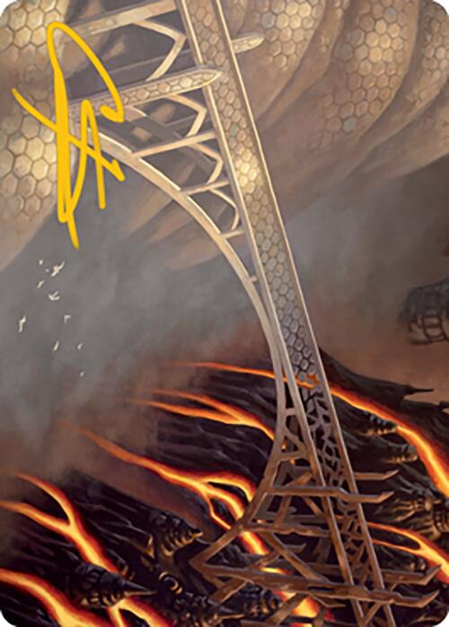 Rustvale Bridge Art Card (Gold-Stamped Signature) [Modern Horizons 2 Art Series] | Impulse Games and Hobbies