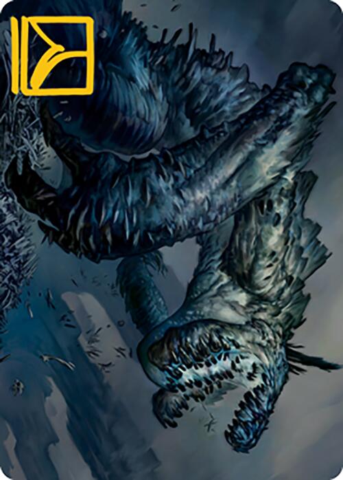 Necrogoyf Art Card (Gold-Stamped Signature) [Modern Horizons 2 Art Series] | Impulse Games and Hobbies