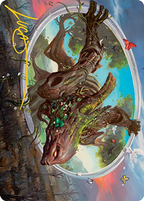 Gaea's Will Art Card (Gold-Stamped Signature) [Modern Horizons 2 Art Series] | Impulse Games and Hobbies