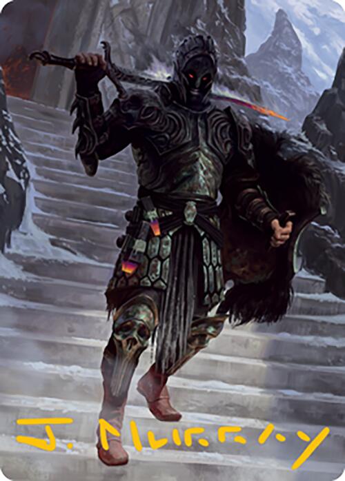 Dakkon, Shadow Slayer Art Card (49) (Gold-Stamped Signature) [Modern Horizons 2 Art Series] | Impulse Games and Hobbies