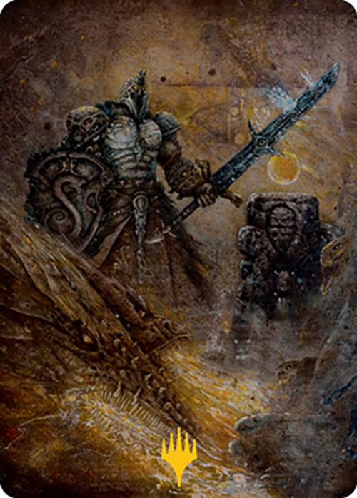 Dakkon, Shadow Slayer Art Card (48) (Gold-Stamped Signature) [Modern Horizons 2 Art Series] | Impulse Games and Hobbies