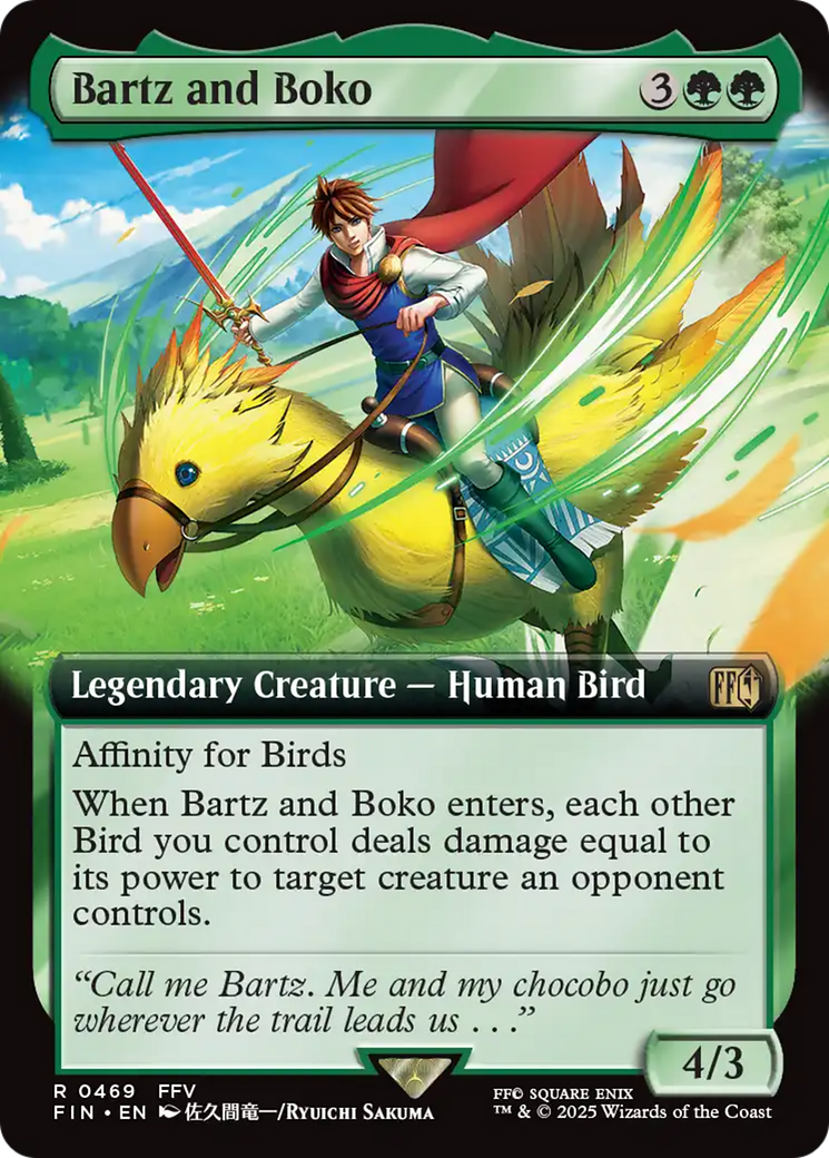 Bartz and Boko (Extended Art) [FINAL FANTASY] | Impulse Games and Hobbies